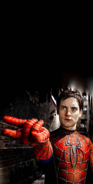 Spider Man Tobey Iphone Wallpaper