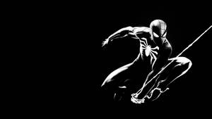 Spider Man White Shadow Wallpaper