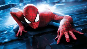 Spiderman Making Quick Work Of City Scaling! Wallpaper