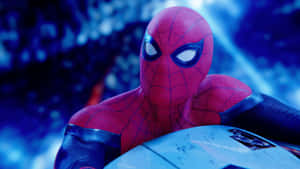 Spiderman Pfp Clinging On Something Wallpaper