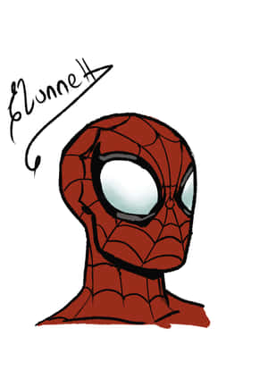 Spiderman Pfp Head Drawing Wallpaper
