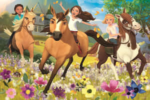 Spirit Riding Free Happy Wallpaper