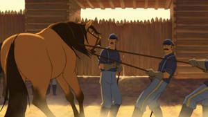 Spirit: Stallion Of The Cimarron Sad Scene Wallpaper