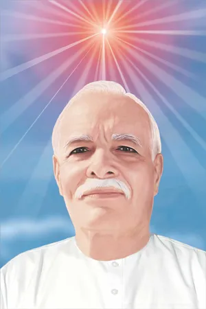 Spiritual Leader Portraitwith Radiant Light Wallpaper