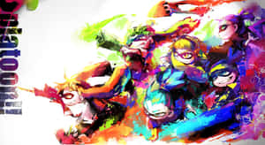 Splatoon 2: Colorful Turf War Battle Wallpaper