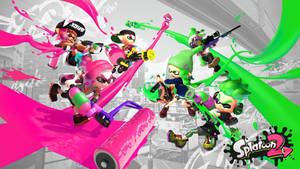 Splatoon 2 Switch Background Wallpaper