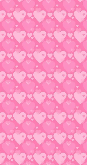Splendid Pattern Pink Hearts Iphone Wallpaper