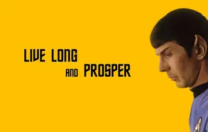 Spock Live Long And Prosper Wallpaper
