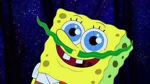 Spongebob Mustache Funny Meme Wallpaper