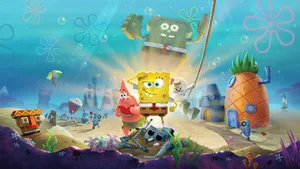 Spongebob Pfp Glowing Wallpaper