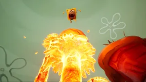 Spongebob Pfp Lava Wallpaper