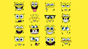 Spongebob's Desktop Ready For A Day Of Fun Wallpaper