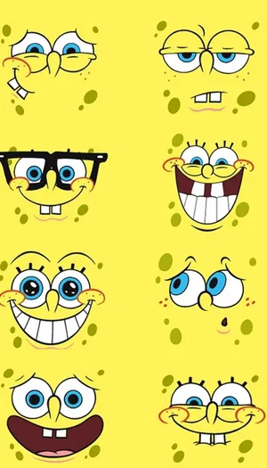 Spongebob Showing Off His Supreme Style Wallpaper