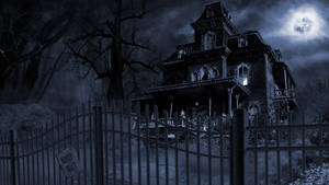 Spooky Haunted Mansion Wallpaper