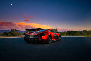 Sports Car Mclaren P1 Rear Wallpaper