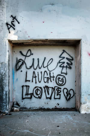 Spread Joy And Happiness Through Living, Laughing And Loving Wallpaper