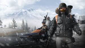 Squad Of Three Snowmobile Playerunknowns Battlegrounds 4k Wallpaper