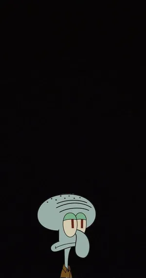 Squidward Living His Best Aesthetic Life Wallpaper