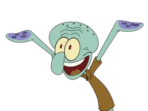 Squidward Tentacles Cynical Character Wallpaper
