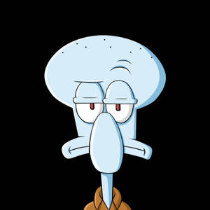 Squidward Tentacles Portrait Wallpaper