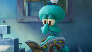 Squidward Tentacles Sponge On The Run Wallpaper