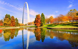 St. Louis Arch Autumn Wallpaper