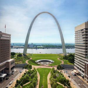 St. Louis Arch Structure Wallpaper