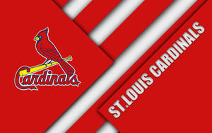 St Louis Cardinals Text And Logo Wallpaper