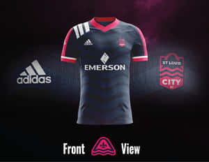 St. Louis City Sc Jersey Adidas Front View Jersey Wallpaper