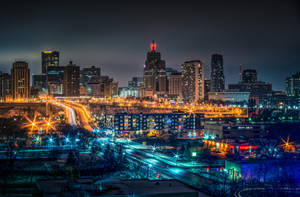 St Paul Minnesota At Night Wallpaper