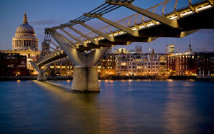 St Paul Under Millennium Bridge Wallpaper