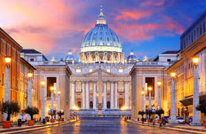 St. Peter's Basilica In Rome Wallpaper