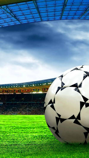 Stadium Of People Through A Football Sports Iphone Wallpaper