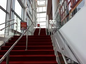 Stairway Of Durham Performing Arts Center Wallpaper