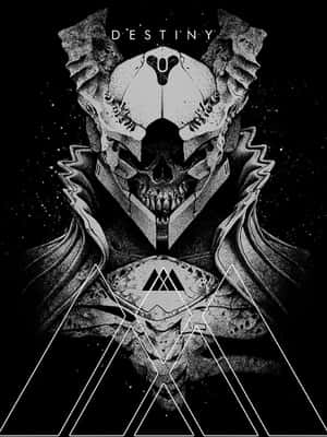 Stand In Defiant Power As The Warlock Charged With Defending Humanity Wallpaper