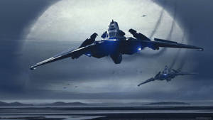 Star Citizen Anvil Hawk Ship Wallpaper