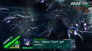 Star Fox Assault Ship Battle Wallpaper