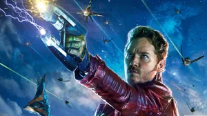 Star Lord Element Gun Wallpaper