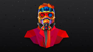 Star Lord Geometric Art Wallpaper