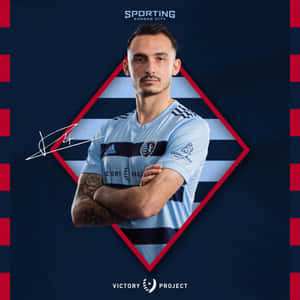 Star Player Of Sporting Kansas City In Action Wallpaper