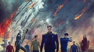 Star Trek Into Darkness Burning Spaceship Wallpaper