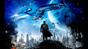 Star Trek Into Darkness Spaceship Poster Wallpaper