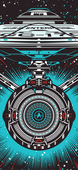 Star Trek Iphone Retro Art Wallpaper