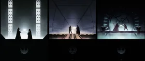 Star Wars 2560 X 1080 Iconic Battles Wallpaper