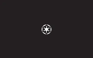 Star Wars Logo On A Black Background Wallpaper
