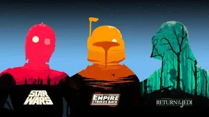 Star Wars Trilogy Silhouette Art Wallpaper