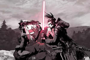 Star Wars Visions Samurai Duel Wallpaper