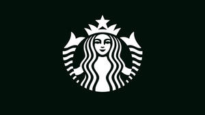 Starbucks Black And White Logo Wallpaper