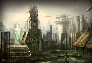 Starcraft 2 Terran City Wallpaper
