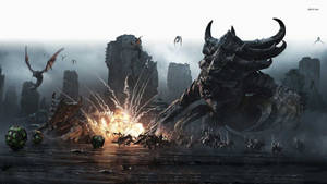 Starcraft Zerg In Action Wallpaper